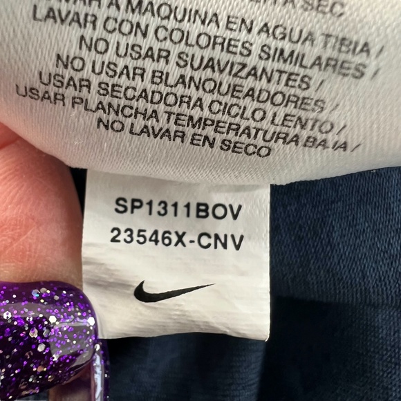 NIKE MLB DRI-FIT NAVY BLUE BOSTON RED SOX SHORT SLEEVE SHIRT - Picture 9 of 9